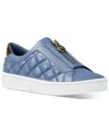 Michael Kors Michael  Women's Keaton Zip Slip On Sneakers In Multi