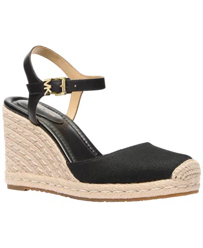 Michael Kors Michael  Women's Kenzie Wedge Heel Sandals In Black