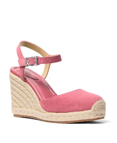 Michael Kors Michael  Women's Kenzie Wedge Heel Sandals In Pink