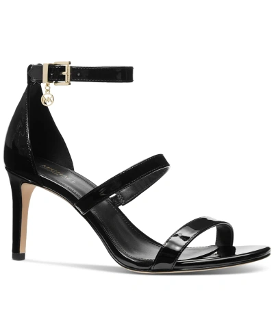 Michael Kors Michael  Women's Koda Strappy Dress Sandals In Black