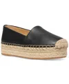 Michael Kors Women's Lynn Platform Espadrilles In Black