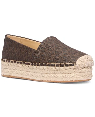 Michael Kors Michael  Women's Lynn Espadrille Flats In Brown