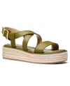 Michael Kors Michael  Women's Lynn Espadrille Sandals In Green
