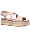 Shop Michael Kors Michael  Women's Lynn Espadrille Sandals In Rosewater