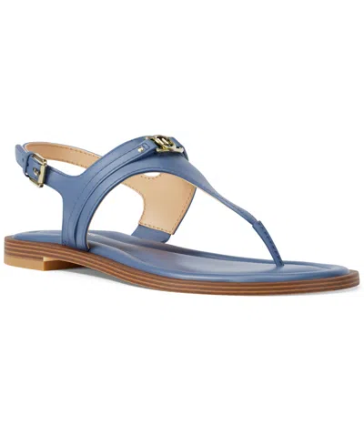 Michael Kors Michael  Women's Mandy Thong Sandals In Blue