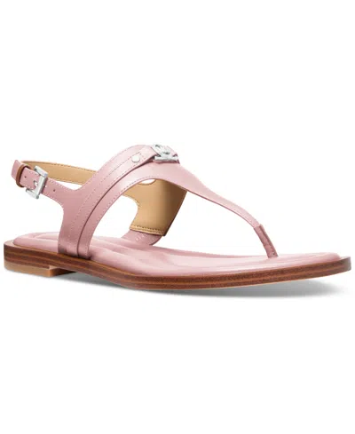 Michael Kors Michael  Women's Mandy Thong Sandals In Smokey Rose