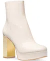 Michael Kors Michael  Women's Maxine Platform Booties In Light Cream