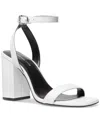 Michael Kors Michael  Women's Merriam Block-heel Sandals In Optic White