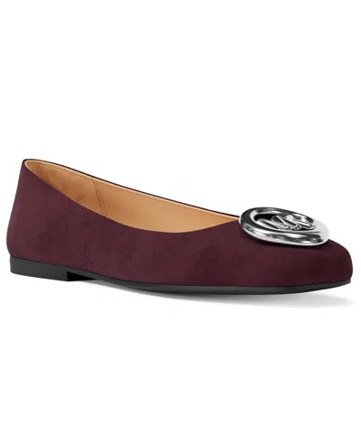 Michael Kors Michael  Women's Milan Flex Ballet Flats In Burgundy