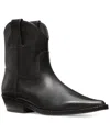 Michael Kors Noemie Leather Boot In Black