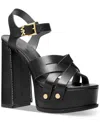 Michael Kors Michael  Women's Nora Platform Sandals In Black