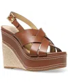 Michael Kors Nora Wedge In Luggage