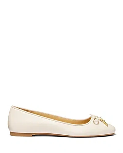 Michael Kors Michael  Women's Nori Slip On Ballet Flats In Light Cream