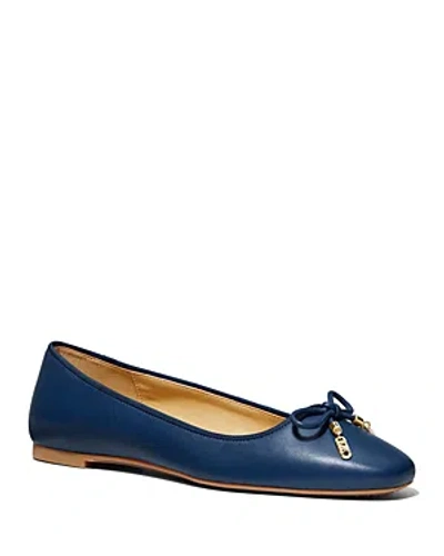 Michael Kors Michael  Women's Nori Slip On Ballet Flats In Navy