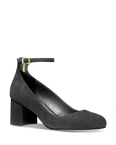 Michael Kors Michael  Women's Perla Block Heel Pumps In Black