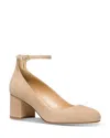Michael Kors Michael  Women's Perla Block Heel Pumps In Camel