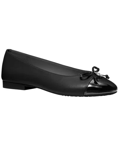 Michael Kors Michael  Women's Piper Flex Almond Toe Ballet Flats In Black
