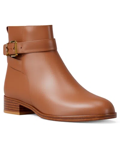 Michael Kors Michael  Women's Rachel Almond Toe Booties In Luggage