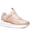 Michael Kors Michael  Women's Raina Lace-up Trainer Running Sneakers In Ballet