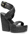 Michael Kors Michael  Women's Rhoda Platform Sandals In Black