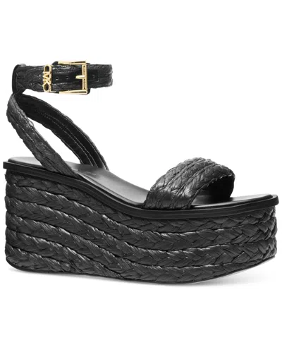 Michael Kors Michael  Women's Sandra Espadrille Sandals In Black
