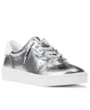 Michael Kors Michael  Women's Scotty Lace Up Sneakers With Charms In Silver