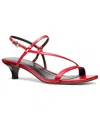 Michael Kors Michael  Women's Selina Kitten Heel Sandals In Red
