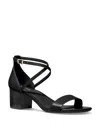Michael Kors Serena Flex High-heeled Sandals In Black