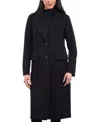 Shop Michael Kors Michael  Women's Single-breasted Coat, Created For Macy's In Black