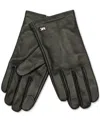 Michael Kors Michael  Women's Smooth Leather Gloves In Black