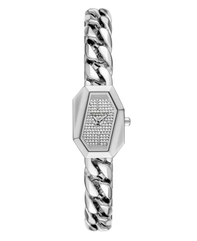 Michael Kors Michael  Women's Suri Two-hand Stainless Steel Watch 18mm In Silver
