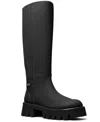 Michael Kors Michael  Women's Sydra Tall Round Toe Boots In Black