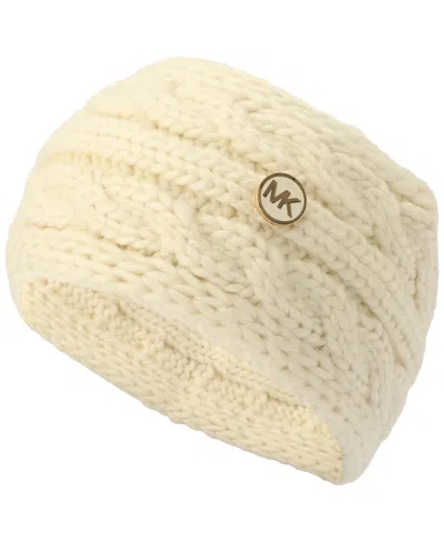 Michael Kors Michael  Women's Tangled Aran Headband In Cream