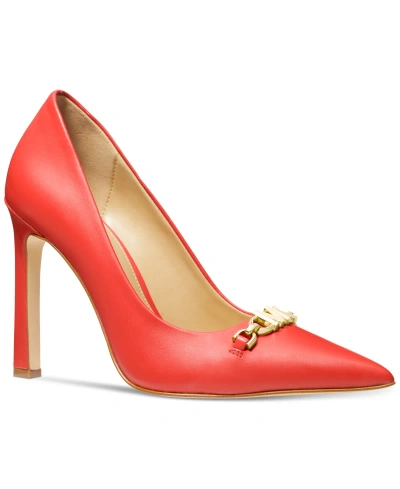 Michael Kors Michael  Women's Tiffanie Pumps In Spiced Coral