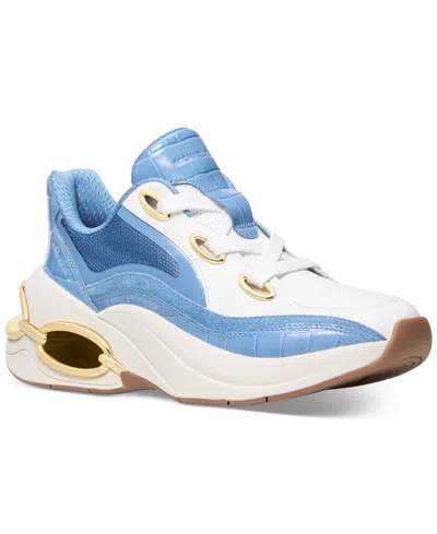 Michael Kors Michael  Women's Toni Trainer Running Sneakers In Blue