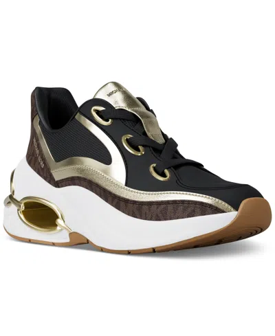 Michael Kors Michael  Women's Toni Trainer Running Sneakers In Brown