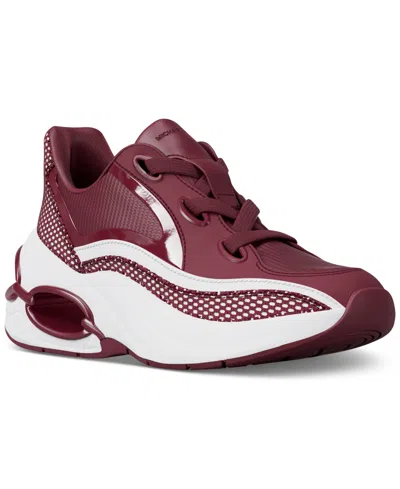 Michael Kors Michael  Women's Toni Trainer Running Sneakers In Purple