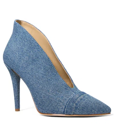 Michael Kors Michael  Women's Tonya Slip-on Pumps In Blue