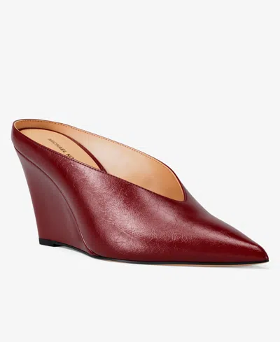Michael Kors Michael  Women's Xandra Slip-on Wedge Pumps In Red