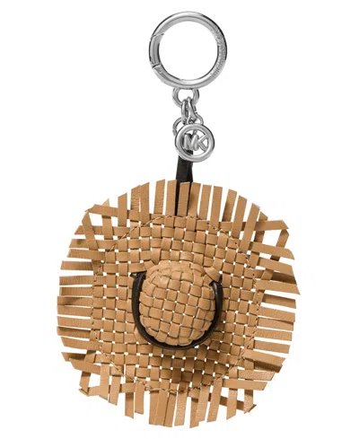 Michael Kors Michael  Woven Hat Charm In Neutral