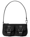 Michael Kors Michael  Zoe Small Convertible Pouchette Bag In Black