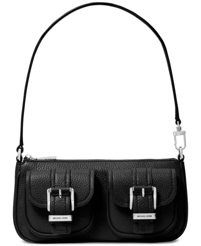 MICHAEL KORS MICHAEL MICHAEL KORS ZOE SMALL LEATHER CONVERTIBLE SHOULDER BAG