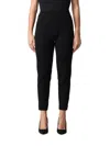 Michael Kors Collection Wool-blend Cigarette Pant In Black