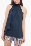 MICHAEL KORS MICHAEL TOP WITH BOW NECK
