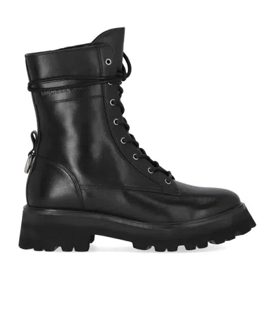 Michael Kors Micheal Kors Caleb Black Combat Boot
