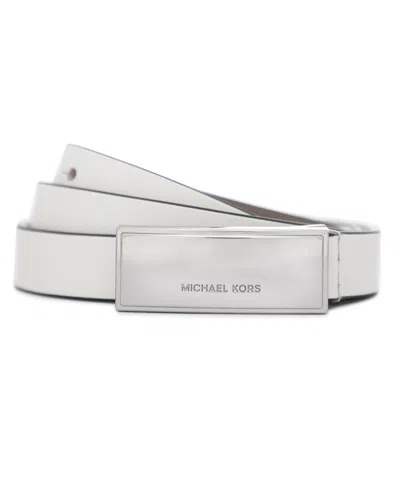 Michael Kors Micheal Kors Women's Plaque Leather Belt