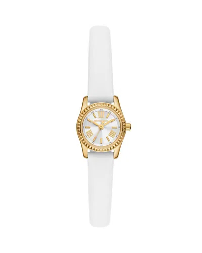 Michael Kors Micro Kensington Watch, 19mm In White/white