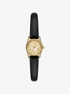 Michael Kors Micro Lexington Leather Watch