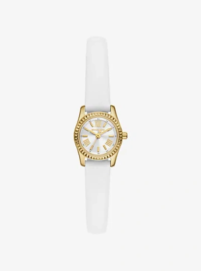 Michael Kors Micro Lexington Leather Watch