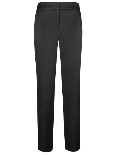 Michael Kors Mid-rise Straight Pant In Black